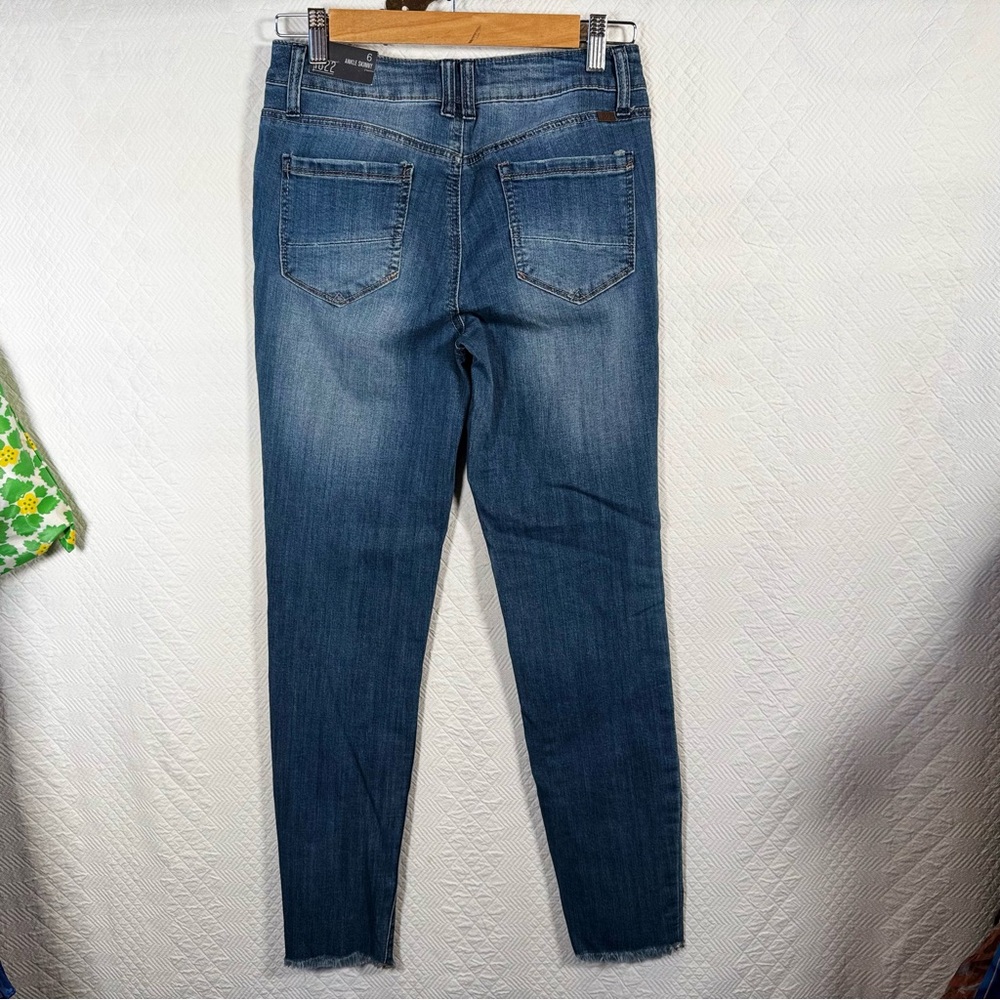 NEW 1822 Denim skinny ankle blue jeans size 6 - Picture 5 of 9